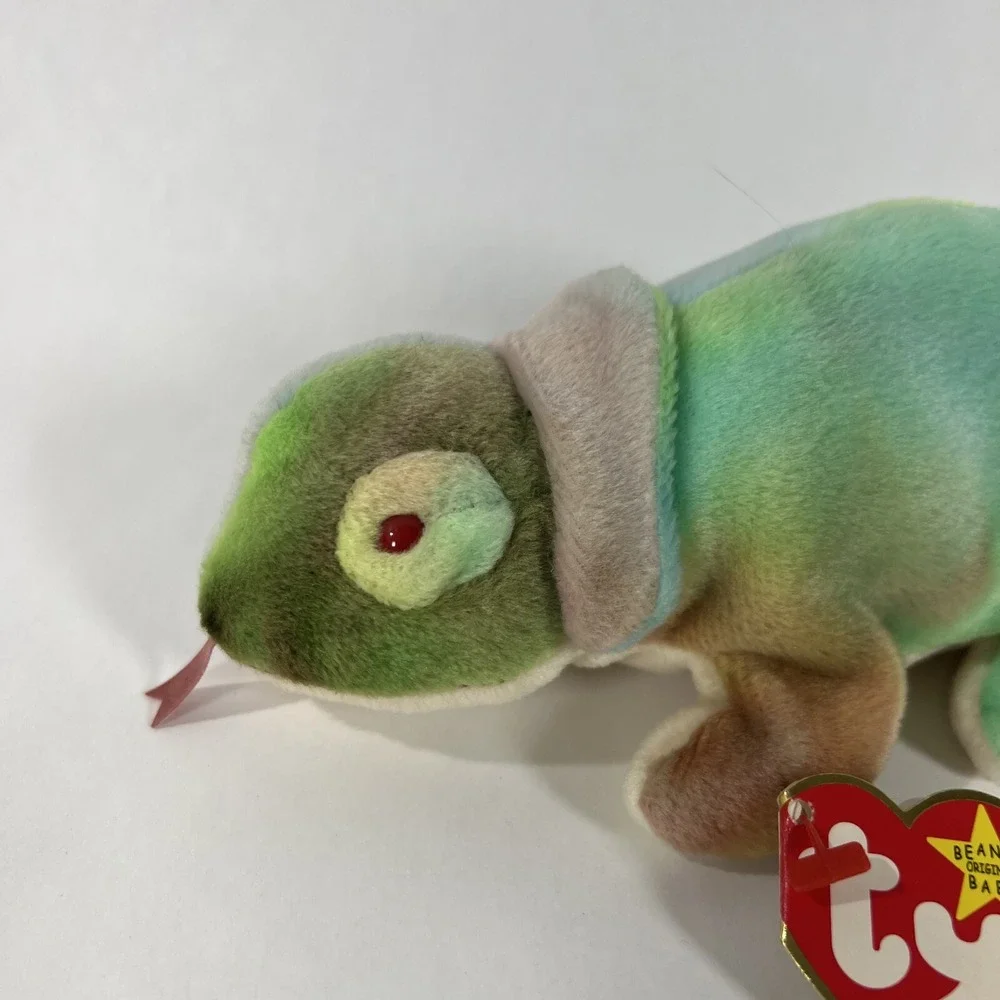 Ty Beanie Baby 9‎ inch Rainbow The Chameleon 1997 With Tag